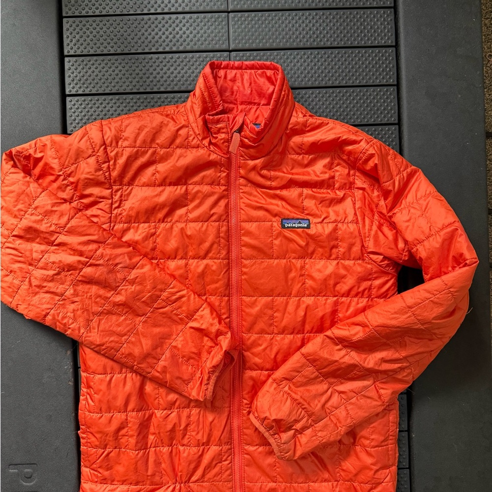 Patagonia Vibrant Orange Quilted Jacket